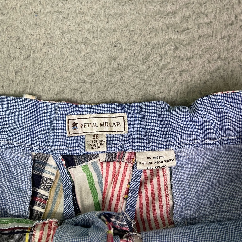 Peter Millar Plaid Patchwork Shorts - image 3